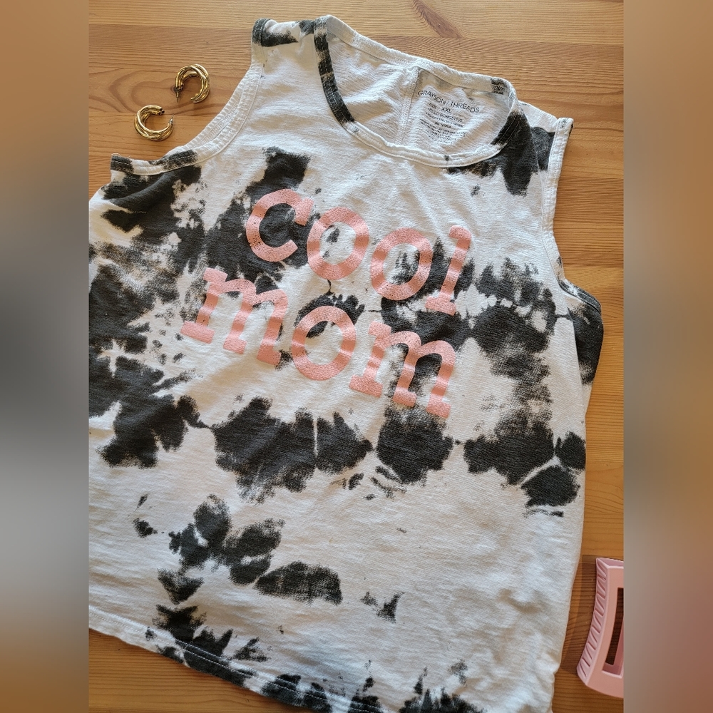 Grayson Threads XXL Cool Mom Sleeveless Tie Dye Tee